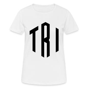 TRI TRIATHLON - T-shirt respirant Femme - blanc - Devant - AI Model Female 172 dark (172cm)