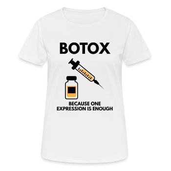Botox - T-shirt respirant Femme - blanc - Devant - AI Model Female 172 dark (172cm)