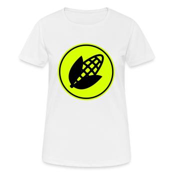 Symbole du maïs - T-shirt respirant Femme - blanc - Devant - AI Model Female 172 dark (172cm)