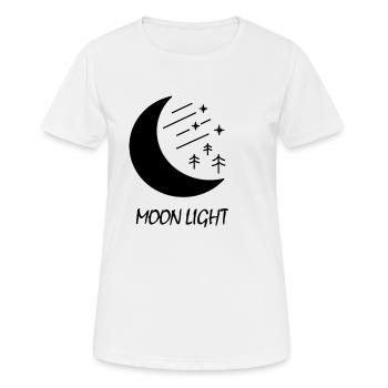 Crescent Shape - Women's Breathable T-Shirt - white - Front - AI Model Female 172 dark (172cm)