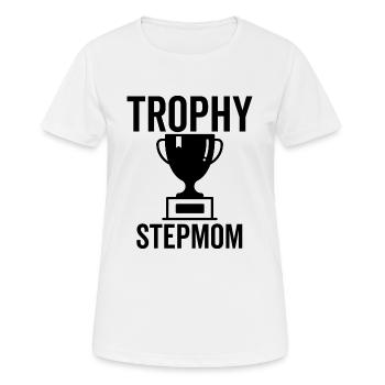 Trophäe Stiefmutter - Frauen T-Shirt atmungsaktiv - Weiß - Vorne - AI Model Female 172 dark (172cm)