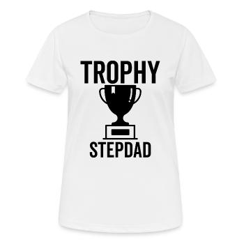 Trophée Stepdad - T-shirt respirant Femme - blanc - Devant - AI Model Female 172 dark (172cm)
