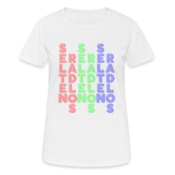 Lustiger Spruch Fahrrad Selten RADLOS Rad Bike - Frauen T-Shirt atmungsaktiv - Weiß - Vorne - AI Model Female 172 dark (172cm)