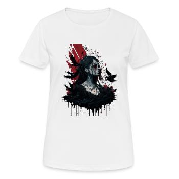Dark girl II - Women's Breathable T-Shirt - white - Front - AI Model Female 172 dark (172cm)
