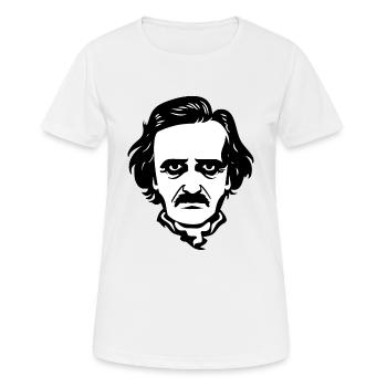 Edgar Allan Poe - Women's Breathable T-Shirt - white - Front - AI Model Female 172 dark (172cm)
