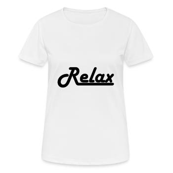 Relax - Women's Breathable T-Shirt - white - Front - AI Model Female 172 dark (172cm)