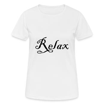 Relax - T-shirt respirant Femme - blanc - Devant - AI Model Female 172 dark (172cm)