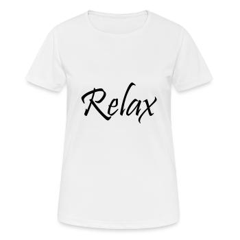 Relax - Women's Breathable T-Shirt - white - Front - AI Model Female 172 dark (172cm)