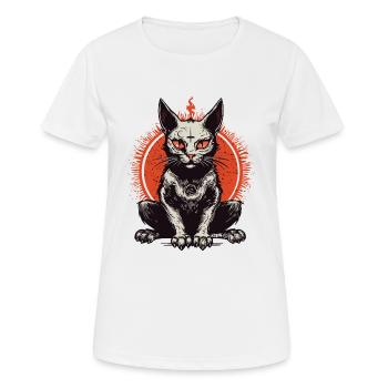 Luzipurr - T-shirt respirant Femme - blanc - Devant - AI Model Female 172 dark (172cm)