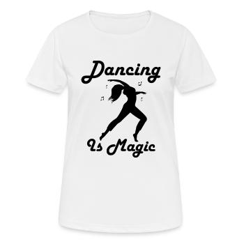 Dancing Dance Music - Women's Breathable T-Shirt - white - Front - AI Model Female 172 dark (172cm)