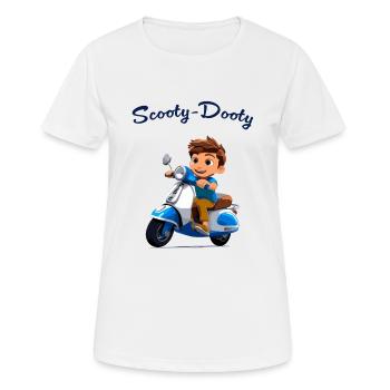Scooter Boy - Women's Breathable T-Shirt - white - Front - AI Model Female 172 dark (172cm)