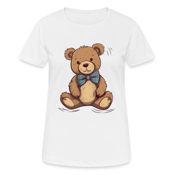 Tied and Cuddly - Women's Breathable T-Shirt - white - Front - AI Model Female 172 dark (172cm)