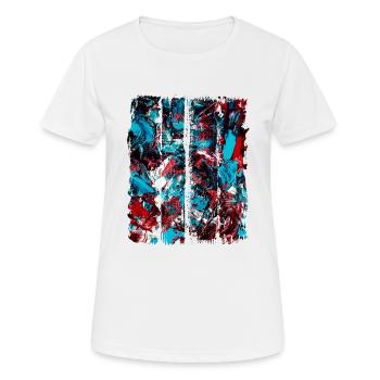 art digitalart graphicdesign vectoriel art graphiques - T-shirt respirant Femme - blanc - Devant - AI Model Female 172 dark (172cm)
