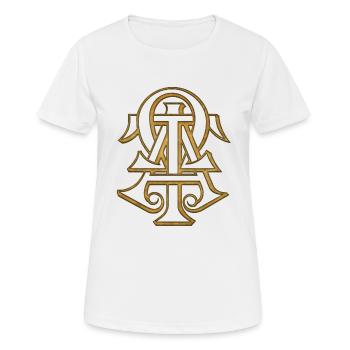 Je suis Alpha et Omega Jesus Christ Hope Religious - T-shirt respirant Femme - blanc - Devant - AI Model Female 172 dark (172cm)