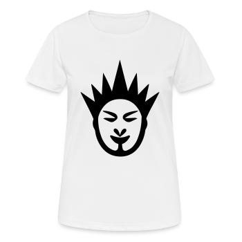 clown - T-shirt respirant Femme - blanc - Devant - AI Model Female 172 dark (172cm)