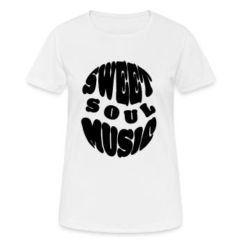 Sweet Soul Music - Frauen T-Shirt atmungsaktiv - Weiß - Vorne - AI Model Female 172 dark (172cm)