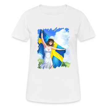 Abschlussfeier 2024 Abiturfeier - Frauen T-Shirt atmungsaktiv - Weiß - Vorne - AI Model Female 172 dark (172cm)
