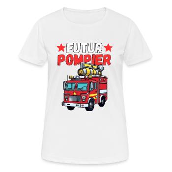 Future Firefighter - Women's Breathable T-Shirt - white - Front - AI Model Female 172 dark (172cm)
