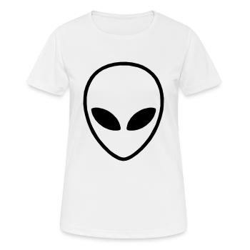 Alien 2 - T-shirt respirant Femme - blanc - Devant - AI Model Female 172 dark (172cm)