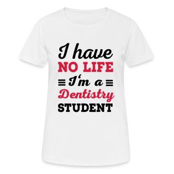 Zahnarzt - Frauen T-Shirt atmungsaktiv - Weiß - Vorne - AI Model Female 172 dark (172cm)