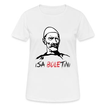 Combattant de la liberté albanais Isa Boletini - T-shirt respirant Femme - blanc - Devant - AI Model Female 172 dark (172cm)