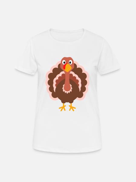 dinde - T-shirt respirant Femme - blanc