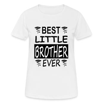 petit frère meilleur frère disant cadeau - T-shirt respirant Femme - blanc - Devant - AI Model Female 172 dark (172cm)