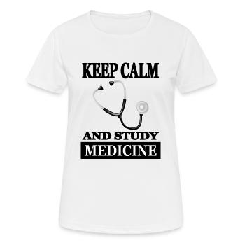 Studying medicine medicine studying doctor gift - Women's Breathable T-Shirt - white - Front - AI Model Female 172 dark (172cm)