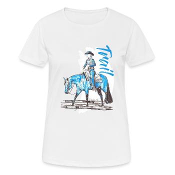 PISTE - T-shirt respirant Femme - blanc - Devant - AI Model Female 172 dark (172cm)