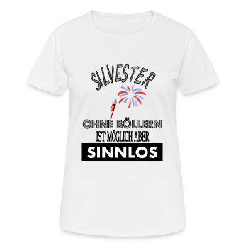 Silvester 2020 Silvester 2021 Silvesterparty Bölle - Frauen T-Shirt atmungsaktiv - Weiß - Vorne - AI Model Female 172 dark (172cm)