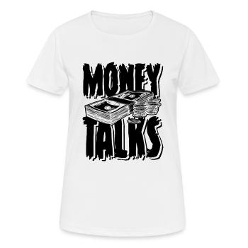 Money money fun - Women's Breathable T-Shirt - white - Front - AI Model Female 172 dark (172cm)