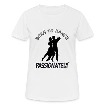 tanzen Tanzpaar Tanzkurs Tänzer Tänzerin Geschenk - Frauen T-Shirt atmungsaktiv - Weiß - Vorne - AI Model Female 172 dark (172cm)