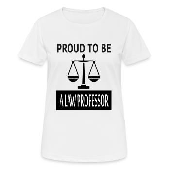stolzer Jura-Professor ich bin Professor Geschenk - Frauen T-Shirt atmungsaktiv - Weiß - Vorne - AI Model Female 172 dark (172cm)