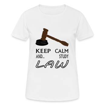 Studying Law Law Student Law Student Gift - Women's Breathable T-Shirt - white - Front - AI Model Female 172 dark (172cm)