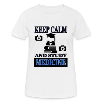 Medizin studieren Medizin-Student - Frauen T-Shirt atmungsaktiv - Weiß - Vorne - AI Model Female 172 dark (172cm)