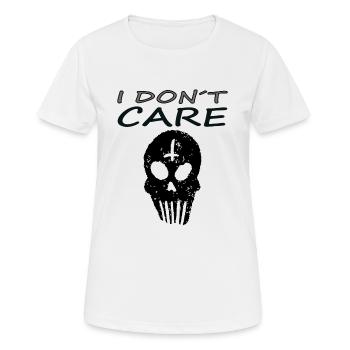 Skull Skull Bone Death Horror Cadeau - T-shirt respirant Femme - blanc - Devant - AI Model Female 172 dark (172cm)