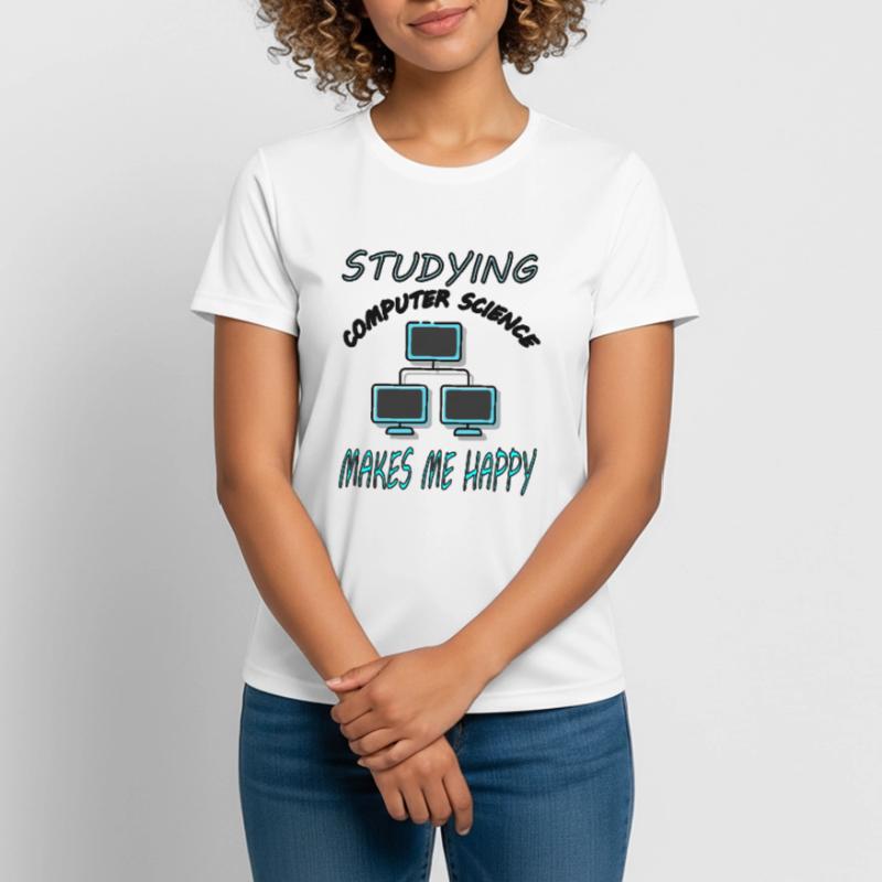 Study Computer Science Computer Science Student Gift Women's Breathable T-Shirt