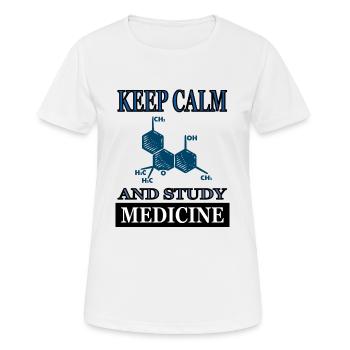 Study Medicine Medical Studies Medical Student - Women's Breathable T-Shirt - white - Front - AI Model Female 172 dark (172cm)