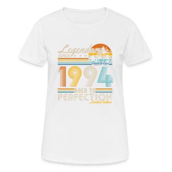 Legendary Since 1994 Vintage Birthday Retro - Women's Breathable T-Shirt - white - Front - AI Model Female 172 dark (172cm)