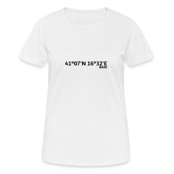 Bari Coordinates - Women's Breathable T-Shirt - white - Front - AI Model Female 172 dark (172cm)