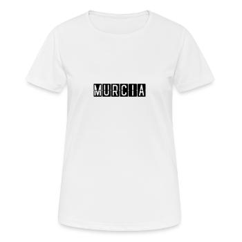 Murcia airport sign - Women's Breathable T-Shirt - white - Front - AI Model Female 172 dark (172cm)