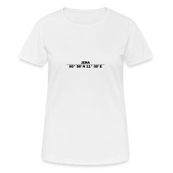 Jena coordinates - Women's Breathable T-Shirt - white - Front - AI Model Female 172 dark (172cm)