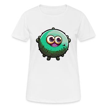 Tim - T-shirt respirant Femme - blanc - Devant - AI Model Female 172 dark (172cm)