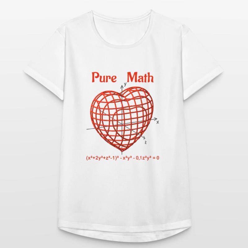 Heart Function 3D - Pure Math Women's Breathable T-Shirt