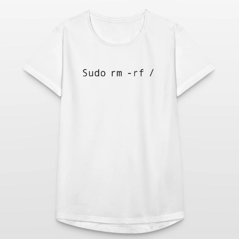 Linux-Codierung sudo rm -rf / Frauen T-Shirt atmungsaktiv
