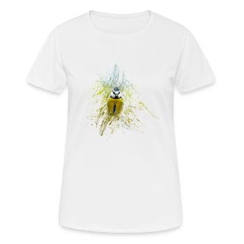 oiseau - T-shirt respirant Femme - blanc - Devant - AI Model Female 172 dark (172cm)
