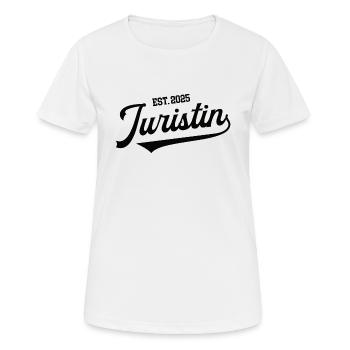 Juristin 2025 Jurastudium Jurastudentin Examen - Frauen T-Shirt atmungsaktiv - Weiß - Vorne - AI Model Female 172 dark (172cm)