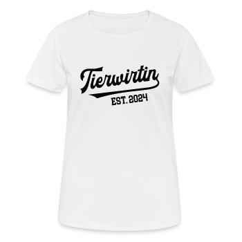 Tierwirtin 2024 Beruf Tierwirt Landwirtin Bäuerin - Frauen T-Shirt atmungsaktiv - Weiß - Vorne - AI Model Female 172 dark (172cm)