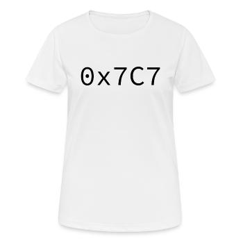 1991 Hexadecimal - Women's Breathable T-Shirt - white - Front - AI Model Female 172 dark (172cm)