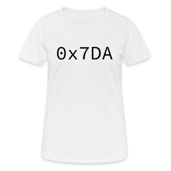 2010 Hexadecimal - Women's Breathable T-Shirt - white - Front - AI Model Female 172 dark (172cm)